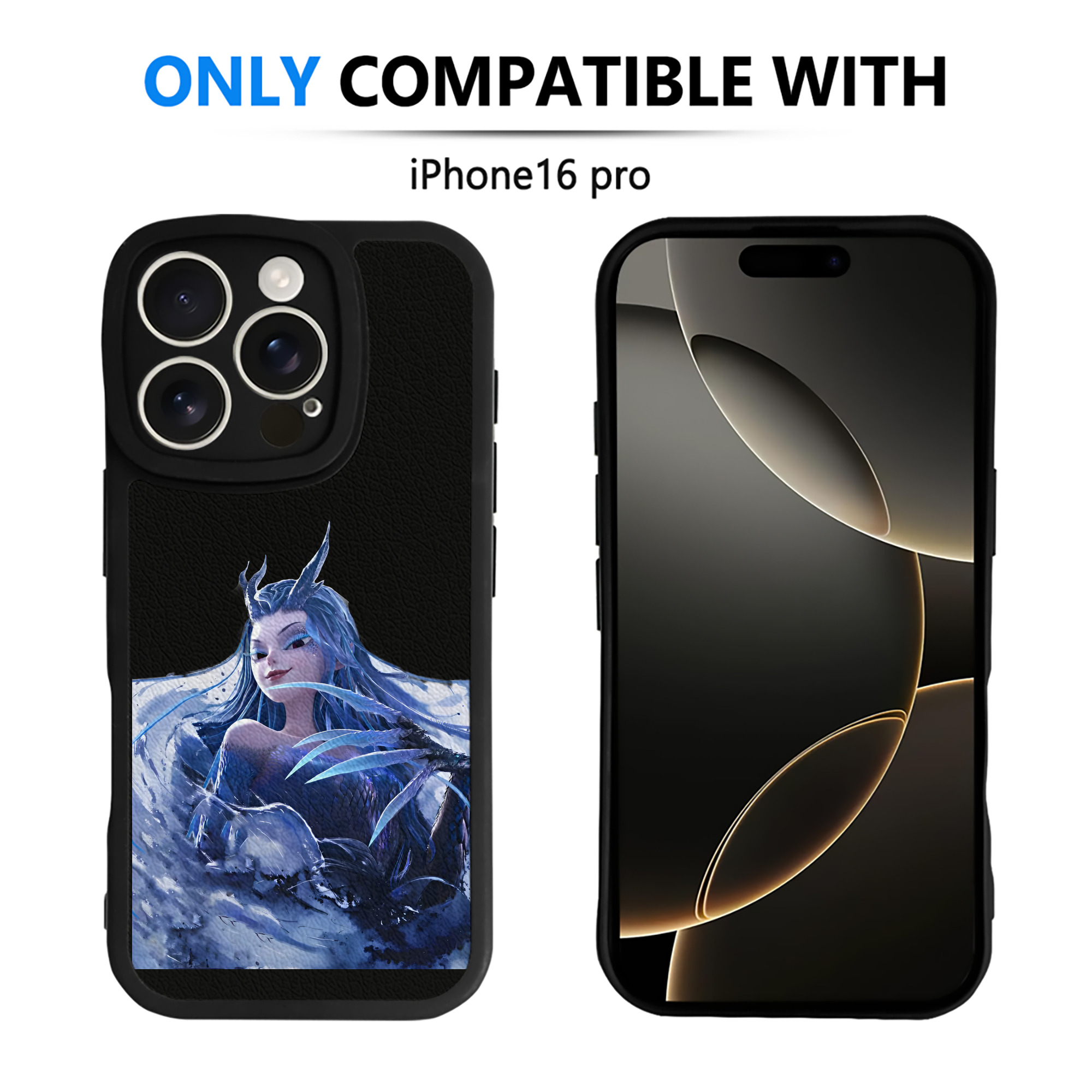 （画像用） Ne Zha 2 ナタ 魔童の大暴れ 【iPhone 16シリーズ対応】シリコンスマホケース（レザー調） 材質：シリコン